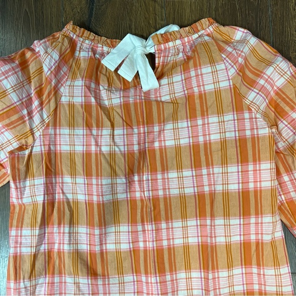 J.Crew Factory Women's Ruffle Tie-Back Top SZ SM - Picture 6 of 8